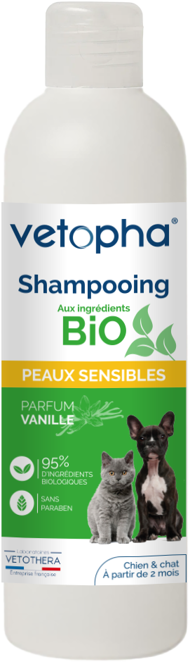 3D shamp bio vetopha peaux sensibles